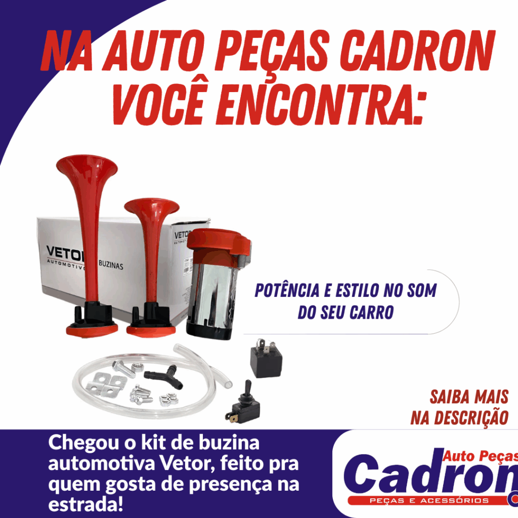 kit de buzinas na auto peças cadron em santiago rs
