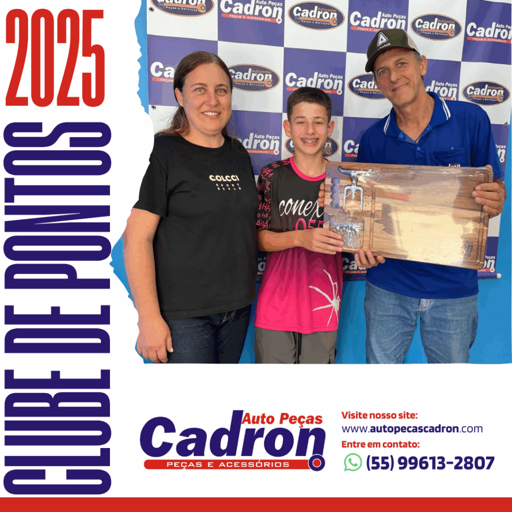 clube de pontos auto peças cadron santiago rs